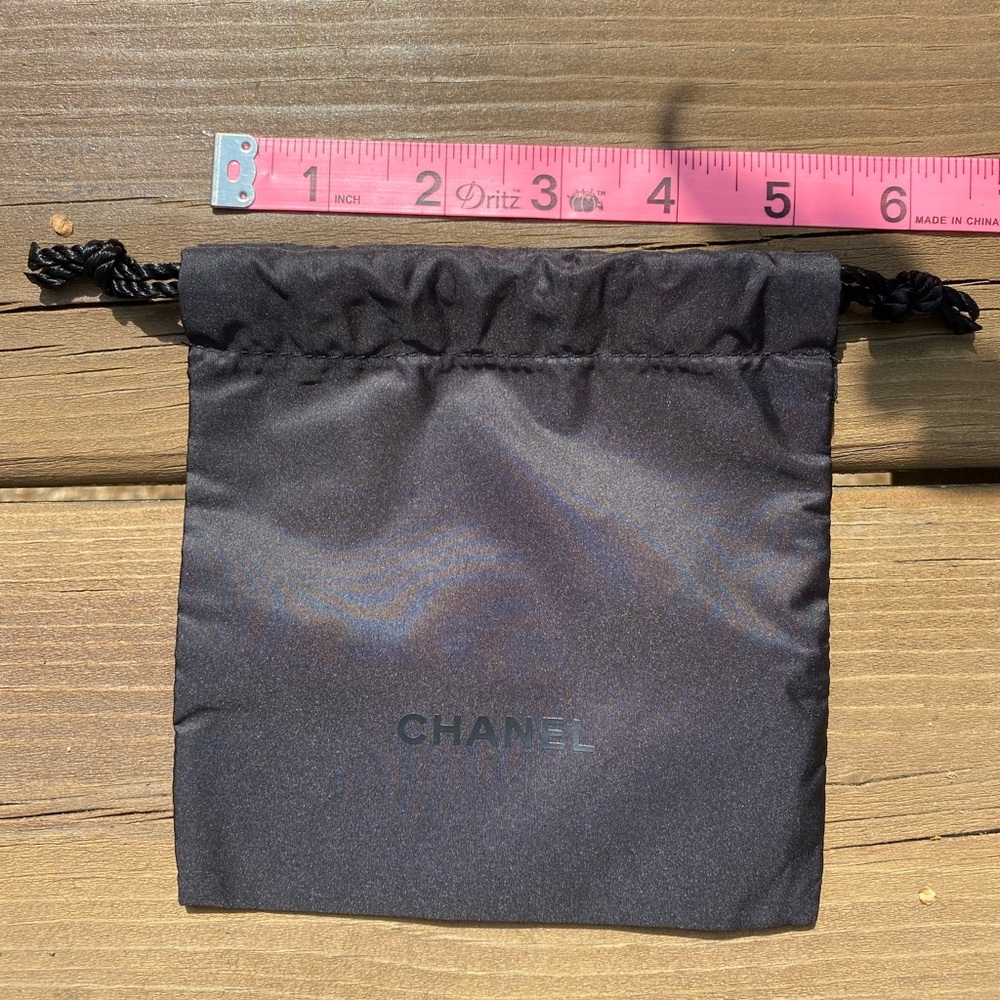 2 small chanel accesory bags - black